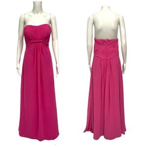 Mori Lee by Madeline Gardner Strapless Pink Sweetheart Prom Dress Size 11/12
